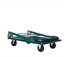 VONROC sulankstomas transportavimo vežimėlis, 150 kg apkrova, guminiai ratukai, TT502XX