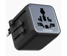 Voomy universalus kelioninis elektros lizdo adapteris 2500 W, 170+ šalių, Y601