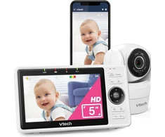 VTech vaizdo auklė su Wi-Fi, 5 colių HD ekranu, 1080p kamera VM901-1W