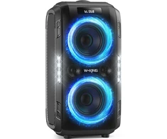 W-KING Bluetooth nešiojama garso kolonėlė 270 W, 6,5 colio žemųjų dažnių garsiakalbis, IPX5, T9 Pro