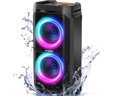 W-KING nešiojama Bluetooth kolonėlė, 100 W, IPX6, su mikrofono ir gitaros įvestimi, T11