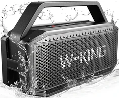 W-KING nešiojama Bluetooth kolonėlė 60 W, IPX6, 5200 mAh akumuliatorius, NFC, mikrofonas, modelis D9-1
