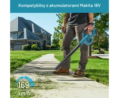 Waitley akumuliatorinis lapų pūstuvas 18 V, iki 169 km/h, YN8010