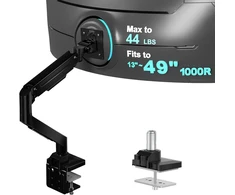 WALI monitoriaus laikiklis su dujine spyruokle iki 35 col. ir 15 kg, VESA, GSM001XL