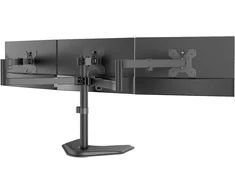 WALI trijų monitorių stalinis laikiklis iki 27 colių, 10 kg, VESA, MF003