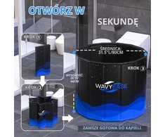 WAVYEASE sulankstoma šalto ir karšto vandens vonia suaugusiesiems 330 l WE10-1