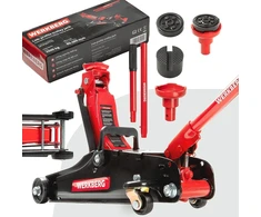 WERKBERG hidraulinis automobilio domkratas, niskoprofilinis, 2,5T, aukštis 80–380 mm