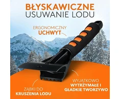 WERKTAL automobilio langų ledo grandiklis su pašiltinta pirštine