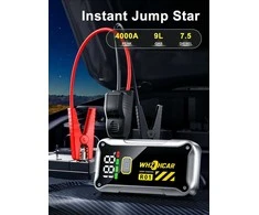 WHZOHCAR automobilinis starto powerbankas 4000 A, 12 V, 18 Ah, modelis R01