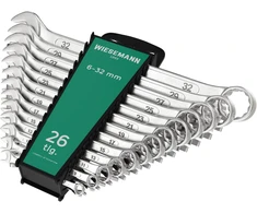 WIESEMANN 1893 kombinuotų veržliarakčių rinkinys 26 vnt., 6–32 mm, 80270