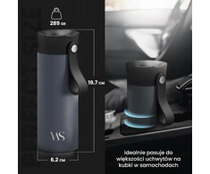Wilford &amp; Sons termopuodelis 360 ml su arbatos sieteliu ir 360° dangteliu