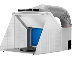 Wiltec aerografijos dažų dulkių ištraukiklis su filtru, 4 m³/min, LED, 34263
