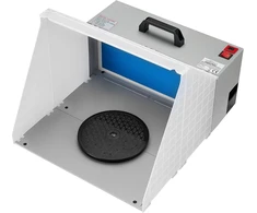 Wiltec aerografo dažų dulkių ištraukėjas su filtru, 4 m³/min, 12 V DC, 34251
