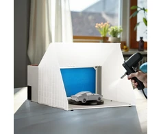 Wiltec aerografo dažų dulkių ištraukėjas su filtru, 4 m³/min, 12 V DC, 34251