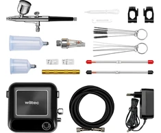 Wiltec aerografo kompresoriaus rinkinys HS-A9K, 150 W, su 1,8 m žarna, 65120