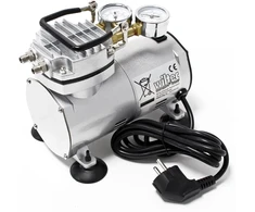 Wiltec aerografo kompresorius AS20W, 20 W, 4 bar, 23 l/min, be alyvos, 34202