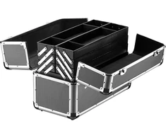 Wiltec aliumininis įrankių lagaminas su 12 pertvarų, 45 x 22,5 x 32 cm, 65017