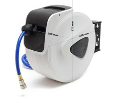 Wiltec automatinis pneumatinės žarnos ritinys su 20 m PVC žarna, 8 bar, 60326