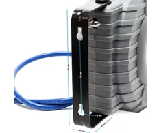 Wiltec automatinis suspausto oro žarnos ritinys su 9 m PVC žarna, 8 bar, 61313