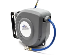 Wiltec automatinis suspausto oro žarnos ritinys su 9 m PVC žarna, 8 bar, 61313