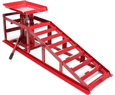 Wiltec automobilinė užvažiavimo rampa su hidrauliniu keltuvu, 2000 kg, 30267