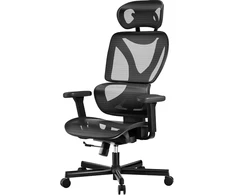 Wiltec ergonominė biuro kėdė su reguliuojamu galvos atlošu ir porankiais, 150 kg, 64984