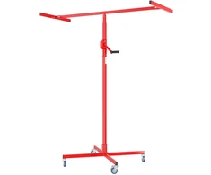 WilTec gipskartonio plokščių keltuvas iki 50 kg, 190–330 cm, su 4 ratukais, 64205