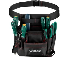 Wiltec įrankių diržas su 7 kišenėmis, 15 kg keliamoji galia, 65379