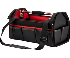 Wiltec įrankių krepšys XL 42,5 x 20 x 25 cm su 9 skyriais, modelis 62371