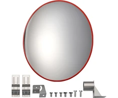 Wiltec išgaubtas kelio veidrodis 80 cm su reguliuojamu laikikliu, modelis 61725