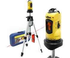 Wiltec kryžminis savaime išsilyginantis lazeris su 1,2 m stovu, ±0,5 mm/m, 51714