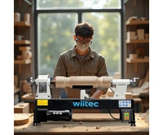 Wiltec medienos tekinimo staklės 370 W, 600–2800 aps./min., 457 mm, modelis 65028