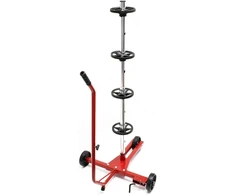 Wiltec mobilus automobilių padangų ir ratlankių stovas iki 225 mm, 100 kg, 51457