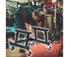 Wiltec mobilus motociklų ir keturračių remonto stovas su ratukais, 680 kg, 64730