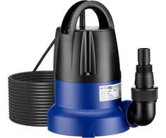 Wiltec panardinamas drenažo siurblys švariam ir nešvariam vandeniui 400 W 7000 l/h 65045