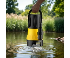 Wiltec panardinamas nešvaraus vandens siurblys 400 W, 8500 l/h, 5 m, modelis 65324