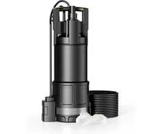 Wiltec panardinamas švaraus vandens siurblys 1200 W, 6000 l/h, 40 m, modelis 65343