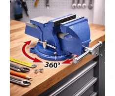 Wiltec pasukami šaltkalvio spaustuvai su priekalu, 150 mm žandikauliai, modelis 61866