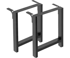 Wiltec plieninės stalo kojos 60 x 72 cm, juodos, iki 200 kg, 60850