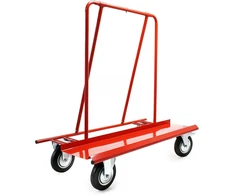 Wiltec plokščių transportavimo vežimėlis iki 800 kg su 4 guminiais ratais, 62300