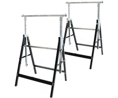 Wiltec reguliuojamo aukščio sulankstomi statybiniai ožiai 80–130 cm, 200 kg, 61475