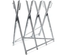 WilTec sulankstomas cinkuoto plieno ožys rąstams pjauti 80 x 80 x 79 cm 30293