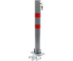 Wiltec sulankstomas parkavimo stulpelis 705 x Ø 75 mm, plieno, modelis 61485