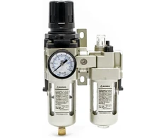 Wiltec suslėgto oro priežiūros įrenginys su filtru ir reguliatoriumi 1/4 col., 10 bar, 51362