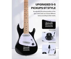 Winzz Elektrinė gitara vaikams, 30 colių