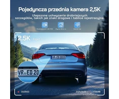 WOLFANG automobilinis vaizdo registratorius 2,5K Wi-Fi su naktiniu matymu, 170° WD04