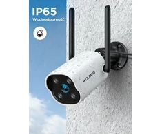 WOLFANG lauko apsaugos kamerų rinkinys 2K Wi-Fi IP65, 2 vnt., WS02