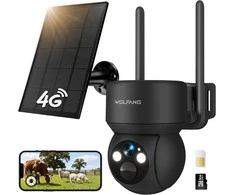 WOLFANG lauko stebėjimo kamera 4G, 2.5 K vaizdo įrašymas, saulės energija, naktinis matymas, WT08-UK-RKL