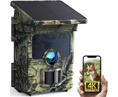 WOLFANG medžioklės kamera 4K, Wi-Fi, Bluetooth, 68 MP, naktinis matymas, judesio jutiklis, WT03