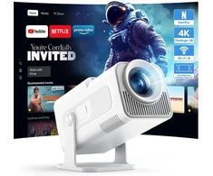 WOLFANG nešiojamasis mini projektorius Full HD 1080p, Wi-Fi, Bluetooth, 600 ANSI lm, WP03